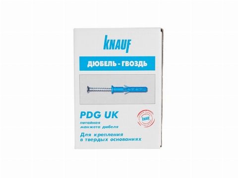 RDG дюбель Knauf с шурупом гриб 6х60